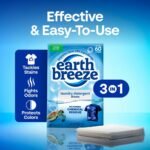 Earth Breeze Fresh Scent Laundry Detergent Sheets - 60 Loads: Hypoallergenic, Vegan, Concentrated, High Efficiency - Image 2
