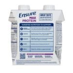 Ensure Max Protein Nutrition Shake French Vanilla Non-Caffeinated - 30g Protein - 11 fl oz /4pk - Image 2