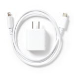 Single Port 20W USB-C Home Charger with 3' Lightning to USB-C Cable - dealworthy™ White - Image 2
