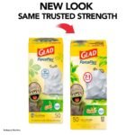 Glad ForceFlex Tall Kitchen Drawstring Trash Bags - Gain Original - 13 Gallon - Image 2