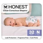 The Honest Company Clean Conscious Disposable Diapers - (Select Size and Pattern)