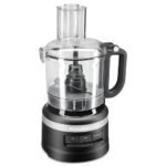 KitchenAid 7 Cup Food Processor - Black - KFP0718BM: Grinds, Chops, Shreds, Mixes, Blends, 3 Speeds, Dishwasher-Safe