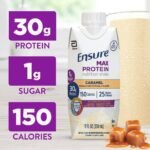 Ensure Caramel Max Protein Shakes - 4ct/11 fl oz - Image 3
