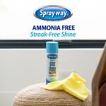 Sprayway Glass Cleaner Ammonia Free Aerosol - 19oz: Fresh Scent, Windows & Mirrors, Streak-Free - Image 5