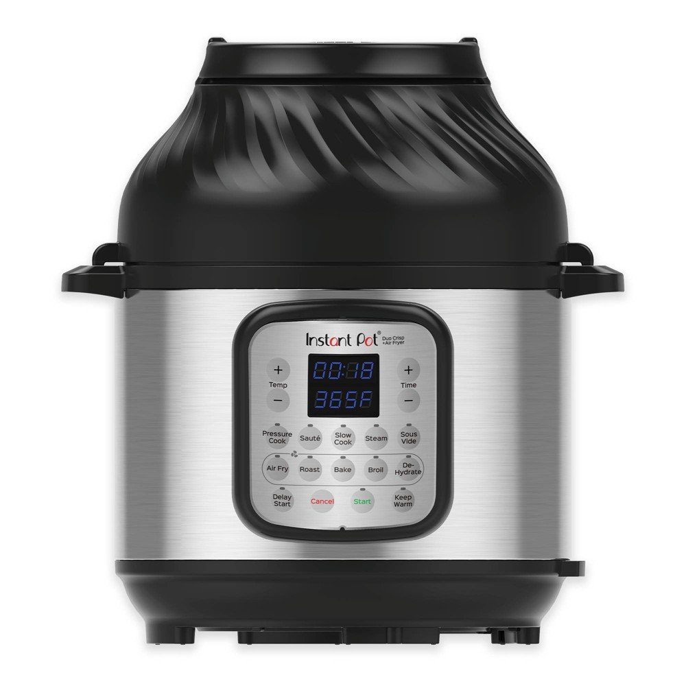 GUEST_3f9817f5-c201-4ca1-9b7a-2db8deb479b2 Instant Pot 8 qt 11-in-1 Air Fryer Duo Crisp + Electric Pressure Cooker: Stainless Steel, 1-Year Warranty, Saute, Sous Vide - Image 1