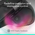 Logitech MX Master 4, Ergonomic Wireless Mouse with Advanced Performance Haptic Feedback - Black - Image 2