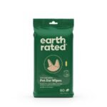 Earth Rated Vet-Developed Pet Ear Wipes - Oatmeal Scent - 60ct