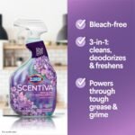 Clorox Scentiva Lavender & Jasmine Multi-Surface Cleaner Spray Bottle Bleach Free - 32 fl oz - Image 5