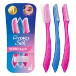 Schick Hydro Silk Touch-Up Dermaplaning Tool with Precision Cover - 3 ct: Face Razor, Manual Use, Protective Cover