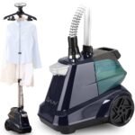 SALAV Commercial-Grade Smart Automatic Shut-off 1800W Standing Garment Steamer Navy