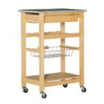 Roger Kitchen Island Granite Top - Linon - Image 4