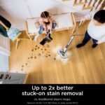 Shark Steam & Scrub with Steam Blaster Technology Scrubbing and Sanitizing Hard Floor Steam Mop S8201 14.5" Cleaning Path White - Image 3