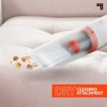 Sharper Image Combo Clean Go 01 Cordless Wet and Dry Handheld Vacuum White - Image 5