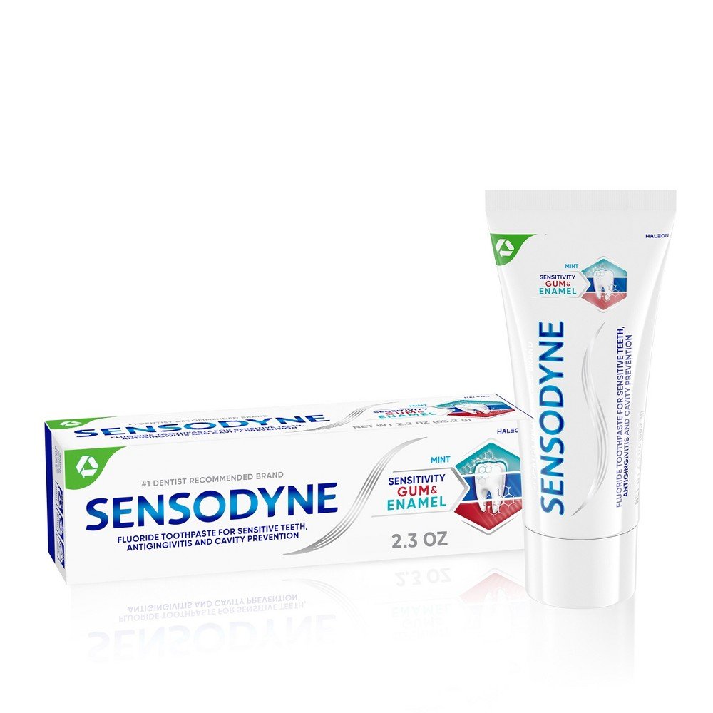 GUEST_53a695cd-d404-4d2a-b112-aefaa39ac356 Sensodyne Sensitivity Gum and Enamel Mint Toothpaste - 2.3oz - Image 1