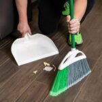 Libman Large Precision Angle Broom with Dustpan: Steel Handle, Grip Handle, Hanging Loop - Image 4
