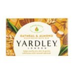 Yardley London Oatmeal and Almond Moisturizing Bath Bar Soap for Gentle Cleansing, 4.25 oz