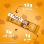 Quest Nutrition 18g Hero Protein Bar - Crispy Chocolate Peanut Butter - Image 5