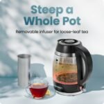 Chefman Fast-Boil 1.8L Infuser Kettle Black - Image 4
