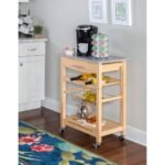 Roger Kitchen Island Granite Top - Linon - Image 2