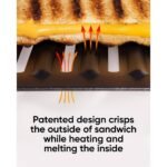 Toastie Press Sandwich Maker for Toasters – Paninis, Quesadillas & Melts - Image 4
