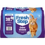Fresh Step Odor Shield Multi-Cat Clumping Cat Litter - Febreze Scented
