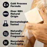 DR. SQUATCH Men's All Natural Bar Soap - Fresh Falls - Clean Breeze Scent - 5oz - Image 4