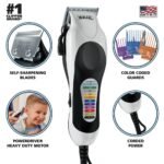 Wahl Color Pro Plus Corded Electric Hair Clipper Set with Color Coded Attachment Guards - Image 3