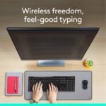 Logitech Wireless Keyboard and Mouse: USB-A Full Size, Mechanical Switch, Business Use - Image 2