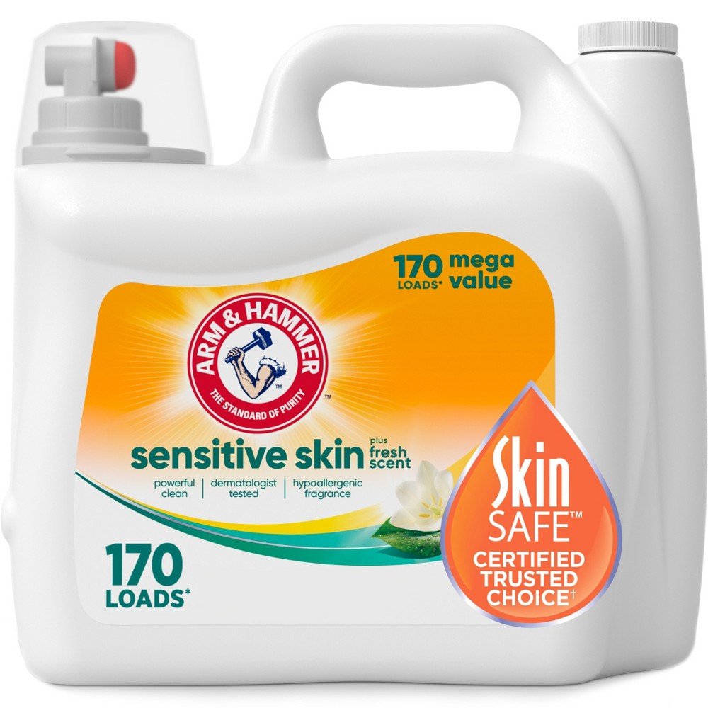 GUEST_5aece2cc-2650-41ed-98ba-025e4ee8d30e Arm & Hammer Hypoallergenic Fresh Scent for Sensitive Skin HE Liquid Laundry Detergent - Image 1