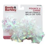 Pounce & Chase Mylar Crinkle Balls Cat Toys - 4pk - Boots & Barkley™ - Image 2