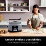 Ninja PossibleCooker PRO 8.5qt Multi-Cooker with 4-in-1 Slow Cooker, Sear, Sous Vide, Oven Safe Pot to 500°F Stone MC1000SP - Image 6