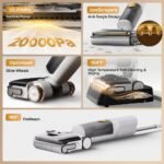 Roborock F25 RT Select Wet Dry Self Cleaning 180 Degree Maneuverability Vacuum Cleaner 10'' Cleaning Path White - Image 2