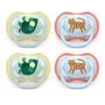 Philips Avent Ultra Soft Pacifiers 0-6m - Caterpillar/Leopard - 4pk - Image 2