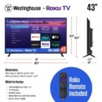 Westinghouse Roku Smart TV, 4K UHD, Wi-Fi, Mobile App, Bluetooth, Apple AirPlay, Alexa & Google Assistant - Image 5