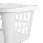 1.5bu Laundry Basket White - Brightroom™: Large Portable Clothes Hamper with Built-In Handles, 52.8L Capacity - Image 6