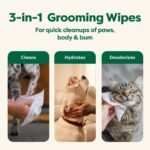 Earth Rated White Tea & Basil Dog Pet Wipes - 100ct - Image 4