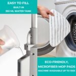 True & Tidy Multi-Surface Steam Mop - STM-300: Electric Floor Steamer, Carpet Glider, Swivel Head, 350ml Tank - Image 4