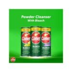 Comet with Bleach Disinfectant Cleanser Scratch Free - 21oz: Pine Scent, For Shower, Toilet, Countertops, Cooktops - Image 5
