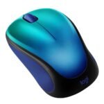 Logitech M317 Mouse - Blue Aurora: Wireless, USB-A Connection, Soft-Touch Grips - Image 2