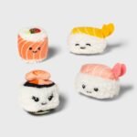 Smiling Sushi Flush Cat Toy - 4pk - Boots & Barkley™ - Image 3