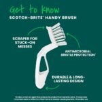 Scotch-Brite Handy Scrub Brush: Reusable Cleaning Tool, Multi-Surface Use - Image 3