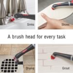 Rubbermaid Power Scrubber with 1 All-Purpose Scrubbing Head and 1 Grout Scrubbing Head - Image 6