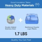 OMIEBox Insulated Bento Lunch Box with Leakproof Thermos Food Jar 3 Compartments - Image 4