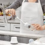 OXO Tot Bottle Brush with Stand - Gray: Cleaning Tools and Accessories - Image 4