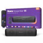 Roku Streambar SE 2-in-1 TV Soundbar with Built-in Streaming, Premium Speakers, & Enhanced Speech Clarity: 4K Resolution, Wi-Fi 5, Voice Assistant