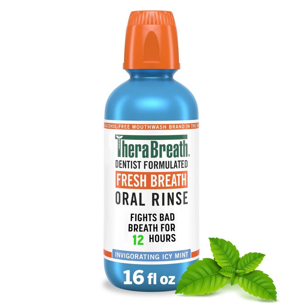 GUEST_778176ee-4bcc-41fc-ba98-575fe7c3e168 TheraBreath Fresh Breath Mouthwash - Icy Mint - Image 1