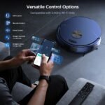 Teendow 2 in 1 Robot Vacuum and Mop, 8000Pa Cordless Robot Vacuum Cleaners for Home with App Remote,Voice Control, Self-Charging,for Pet Hair,Carpet - Image 4