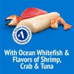 Purina Friskies Party Mix Beachside Crunch Crunchy with Chicken and Seafood Flavor Cat Treats - Image 4