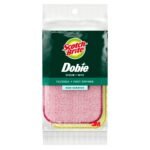 Scotch-Brite Dobie All-Purpose Non-Scratch Scrub and Wipe Cleaning Clothes - 2ct: Microfiber, Reusable, Multi-Surface