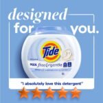 Tide Unscented Free & Gentle HE Deep Cleaning Concentrated Laundry Detergent Pods - Image 6